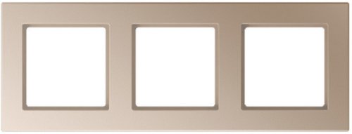 Рамка универсальная Jung A creation 3-м. шампань фото Рамка универсальная Jung A creation 3-м. шампань картинка